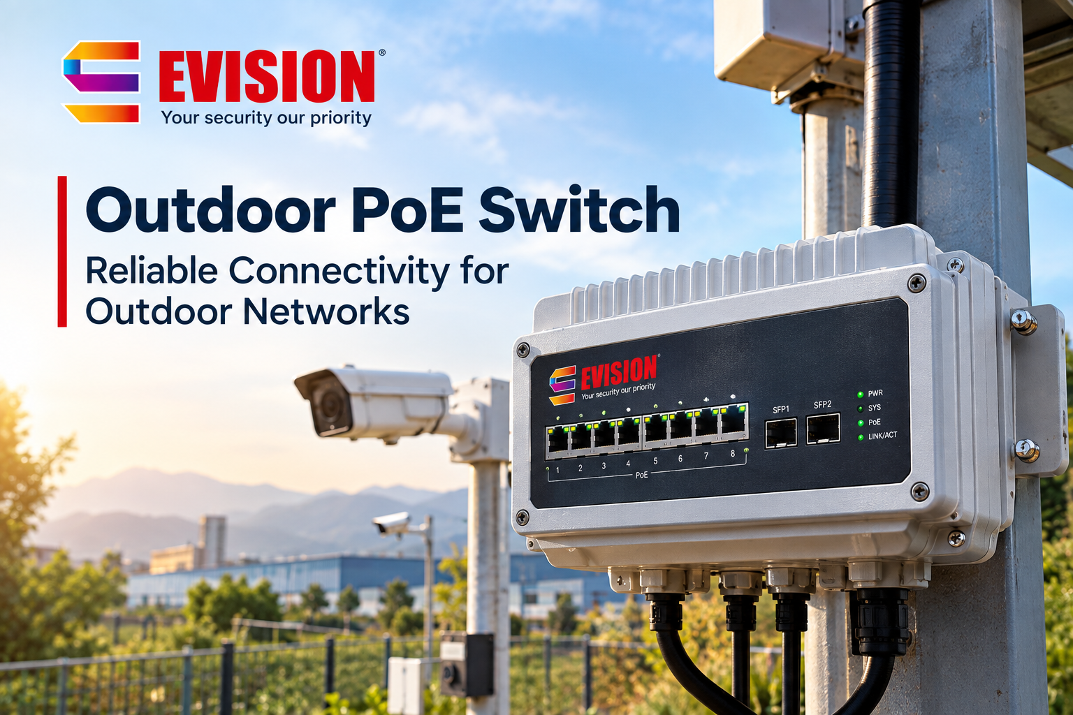 Outdoor PoE Switch - Reliable Connectivity for Outdoor Networks